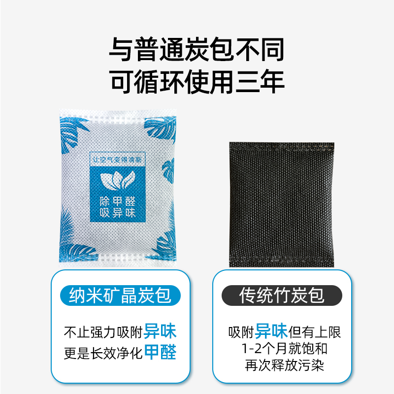 活性炭去甲醛家用母嬰安全長(zhǎng)效分解除甲醛碳新房車用除異味竹炭包